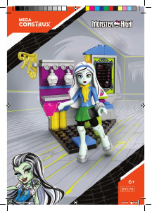 Руководство Mega Construx set DYC70 Monster High Кафе Фрэнки Штейн