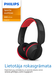 Rokasgrāmata Philips TAA6219BK Galvas tālrunis