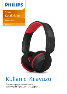 Kullanım kılavuzu Philips TAA6219BK Kulaklık