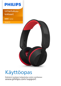 Käyttöohje Philips TAA6219BK Kuuloke