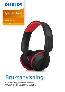 Bruksanvisning Philips TAA6219BK Hörlurar