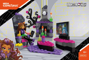 Bedienungsanleitung Mega Construx set DYC72 Monster High Monsterific booster pack