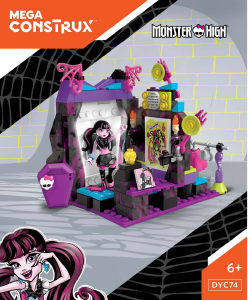 Manual Mega Construx set DYC74 Monster High Fangtastic photo day