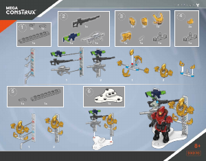 Mode d’emploi Mega Construx set DXD70 Destiny Arsenal titan - ailes de la perdition