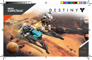 Bedienungsanleitung Mega Construx set DXD72 Destiny EV-41 racing sparrow