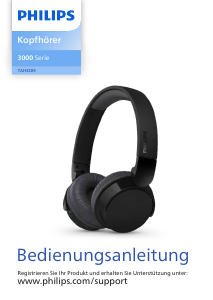 Bedienungsanleitung Philips TAH3209BG Kopfhörer