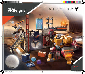 Manual Mega Construx set DXD73 Destiny Cabal gladiator battle