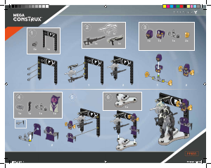Manuale Mega Construx set FFB51 Destiny Arsenale cacciatori dell'Orbita Morta
