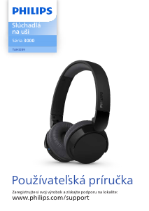 Návod Philips TAH3209BK Slúchadlá
