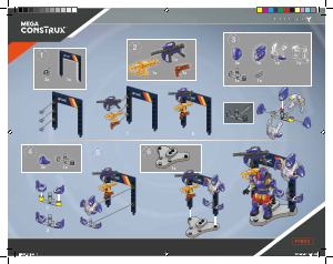 Mode d’emploi Mega Construx set FFB52 Destiny Titan - arsenal culte de la guerre future