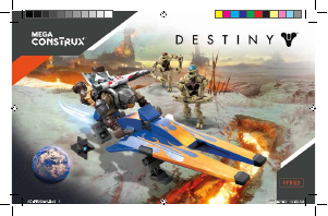 Manual Mega Construx set FFB53 Destiny EV-30 tumbler sparrow