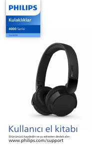 Kullanım kılavuzu Philips TAH4209BK Kulaklık