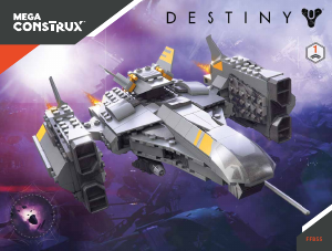 Handleiding Mega Construx set FFB55 Destiny Aspect of glass