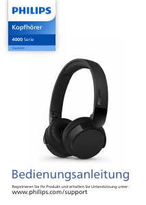 Bedienungsanleitung Philips TAH4209BK Kopfhörer