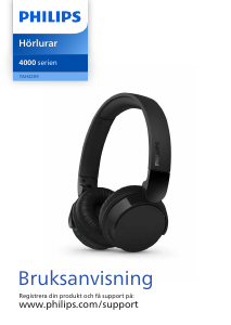 Bruksanvisning Philips TAH4209BK Hörlurar