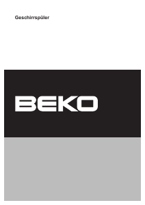 Bedienungsanleitung BEKO DIN 5930 Geschirrspüler