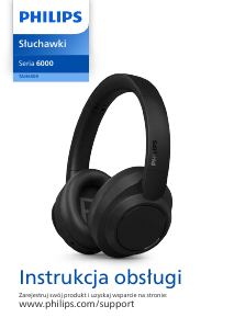 Instrukcja Philips TAH6509BK Słuchawki