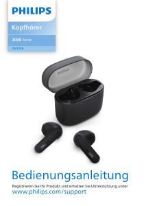 Bedienungsanleitung Philips TAT2139BK Kopfhörer