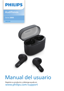 Manual de uso Philips TAT2139BK Auriculares