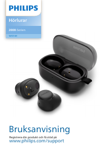 Bruksanvisning Philips TAT2149BK Hörlurar