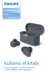 Kullanım kılavuzu Philips TAT3509GY Kulaklık