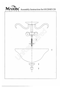 Handleiding Maxim 10120WSOI Basix Lamp