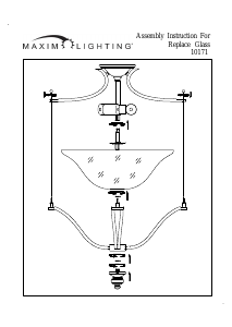 Brugsanvisning Maxim 10171WSOI Madera Lampe