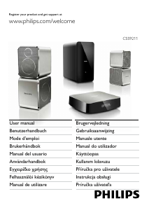 Manual Philips CSS9211 Sistemul home cinema