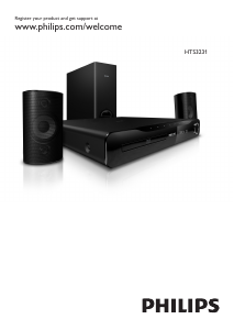 Handleiding Philips HTS3231 Home cinema set