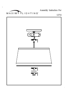 Instrukcja Maxim 12751WTPN Rondo Lampa