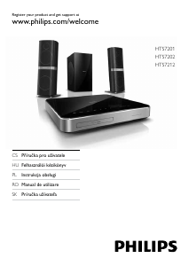 Návod Philips HTS7212 Domáce kino