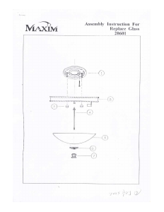 Instrukcja Maxim 20601VAOI Aspen Lampa