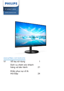 Hướng dẫn sử dụng Philips 241V8AW Màn hình LED