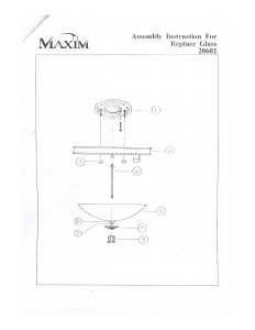 Návod Maxim 20602VAOI Aspen Svietidlo