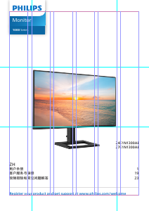 Manual Philips 24E1N1300AE LED Monitor