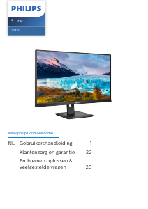 Handleiding Philips 273S1 S Line LED monitor