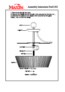 Manual Maxim 21501FTSN Finesse Lamp