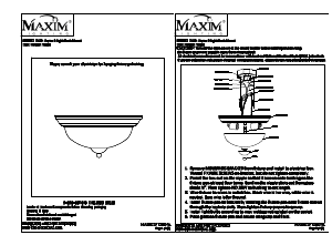 Manual Maxim 21651SWSN Taylor Lamp