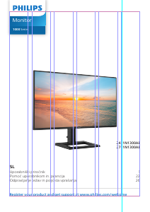 Priročnik Philips 27E1N1300AE LED-zaslon