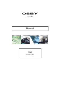 Bruksanvisning OSBY F185RFS Frys