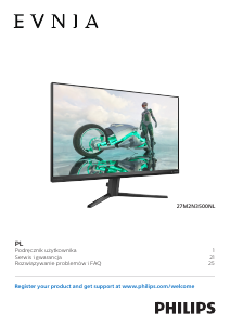 Instrukcja Philips 27M2N3500NL Evnia Monitor LED
