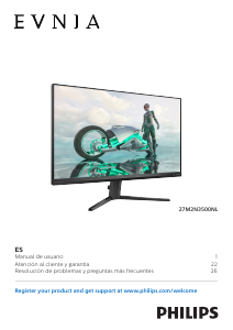 Manual de uso Philips 27M2N3500NL Evnia Monitor de LED