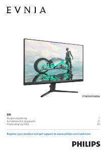 Brugsanvisning Philips 27M2N3500NL Evnia LED-skærm