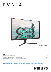 Priročnik Philips 27M2N3500NL Evnia LED-zaslon