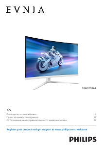 Наръчник Philips 32M2C5501 Evnia LED монитор