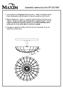 Manual Maxim 39720COPC Mimi Lamp