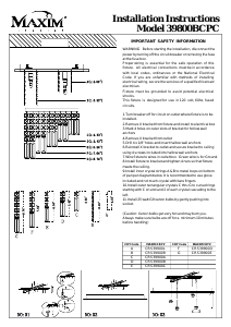 Manual Maxim 39800BCPC Belvedere Lamp