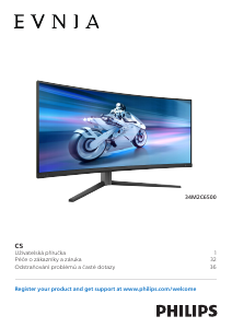 Manuál Philips 34M2C6500 Evnia LED monitor