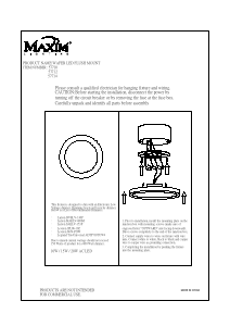 Manual Maxim 57714WTBZ Wafer Lamp