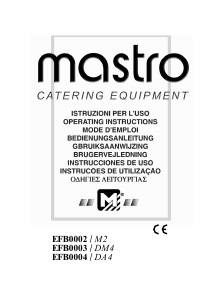 Bruksanvisning Mastro EFB0002 Kaffebryggare